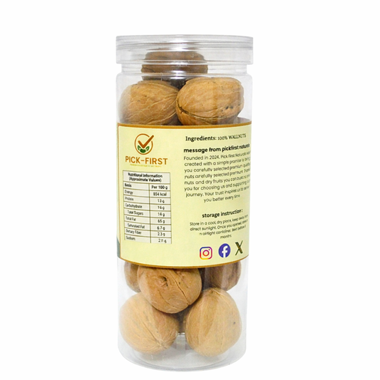 Pick First Naturals Whole Walnuts – 300gm