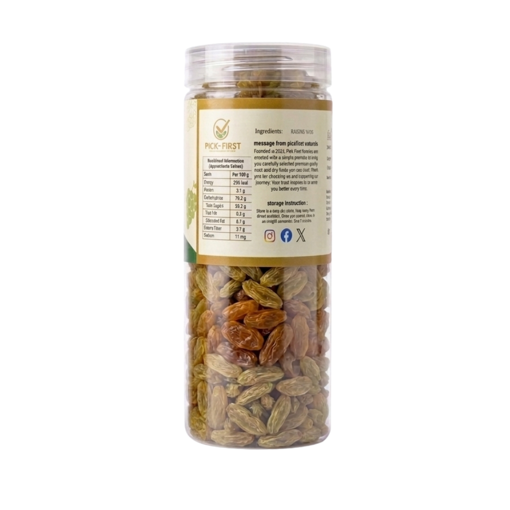 Premium Green Raisins - 250gm