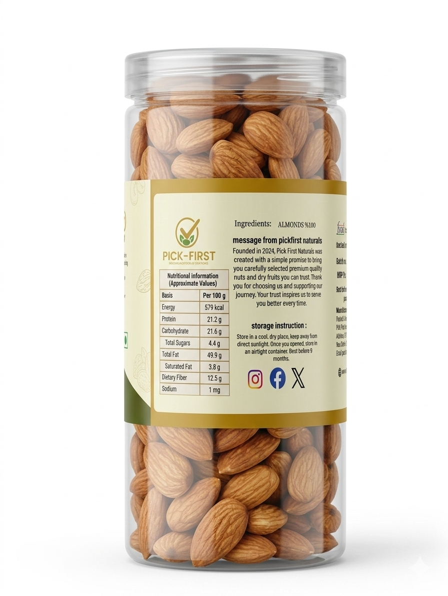 Premium Almonds 250gm