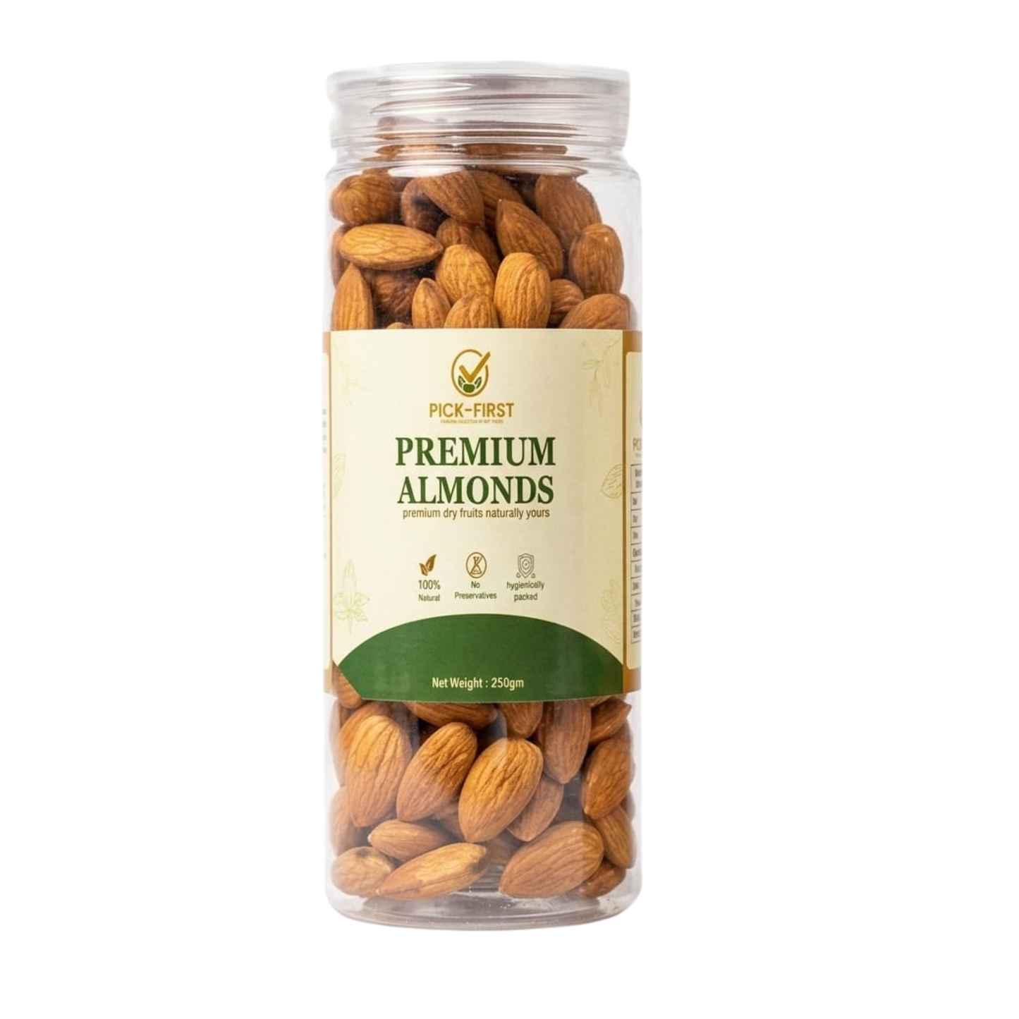 Premium Almonds 250gm