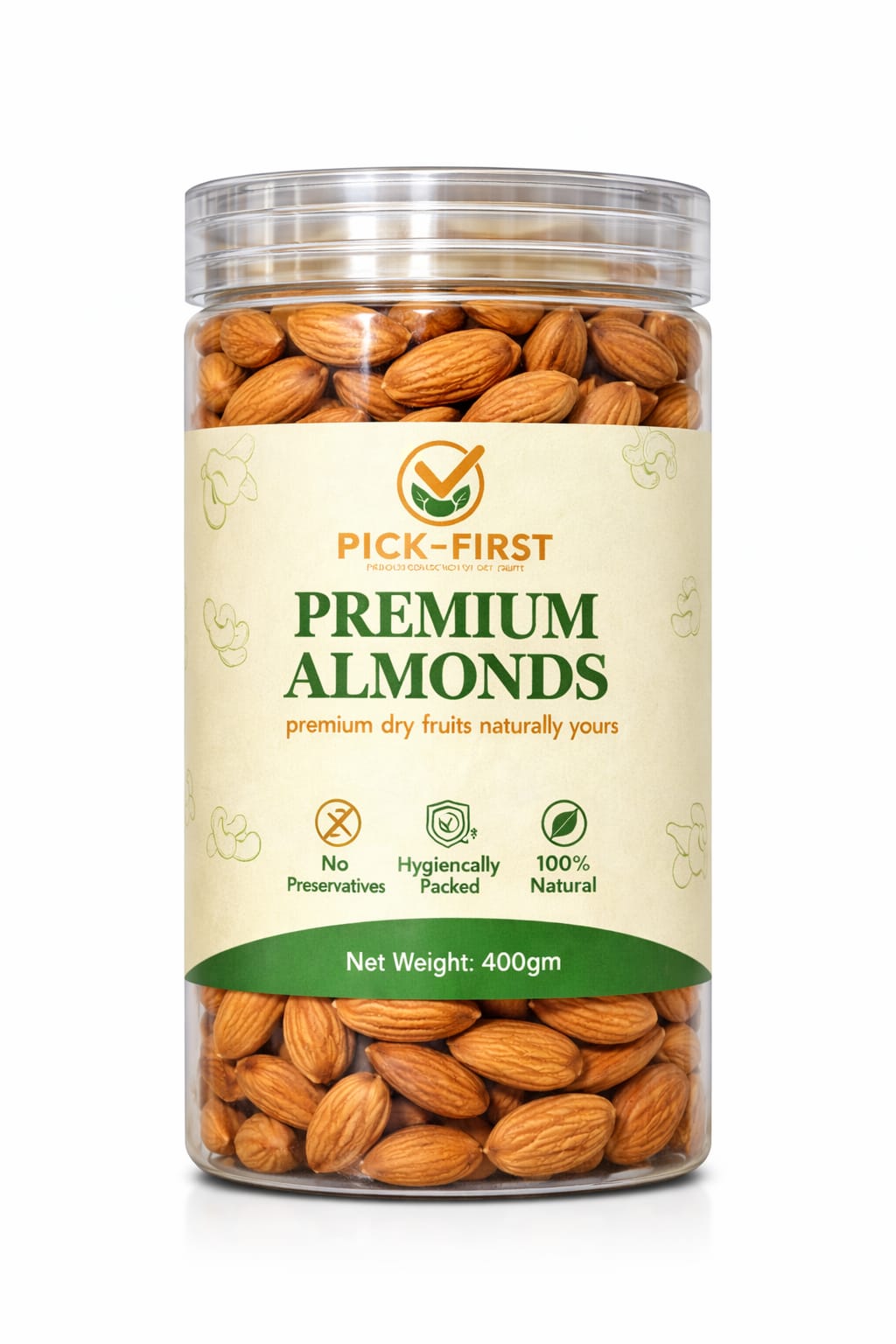 Premium Almonds 400g